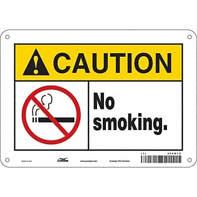 K1266 Safety Sign 7 inx10 in Polyethylene