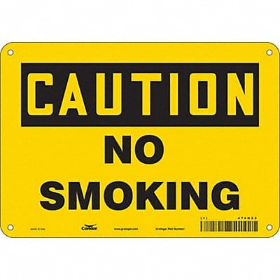 Safety Sign 7 inx10 in Polyethylene