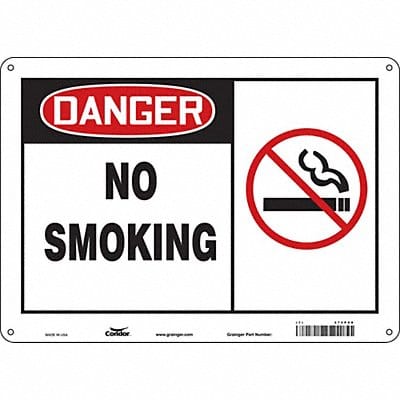 Safety Sign 10 inx14 in Aluminum