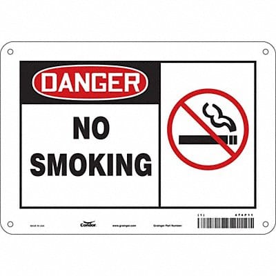 Safety Sign 7 inx10 in Vinyl