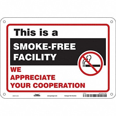 Safety Sign 7 in x 10 in Polyethylene