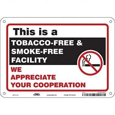 K1243 Safety Sign 7 in x 10 in Aluminum