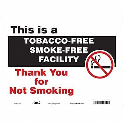Safety Sign 10 inx14 in Vinyl