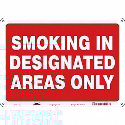 J7032 Safety Sign 10 inx14 in Polyethylene