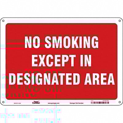 Safety Sign 10 inx14 in Aluminum