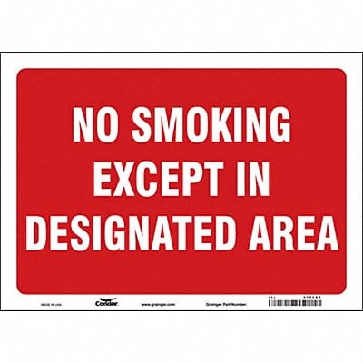 Safety Sign 10 in x 14 in Vinyl