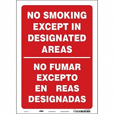 Safety Sign 14 in x 10 in Vinyl