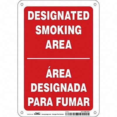 Safety Sign 10 inx7 in Aluminum