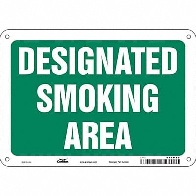 K1256 Safety Sign 7 in x 10 in Aluminum