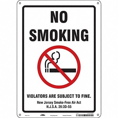 Safety Sign 14 in x 10 in Aluminum