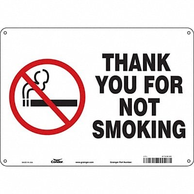 Safety Sign 10 in x 14 in Polyethylene