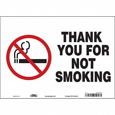 Safety Sign 10 in x 14 in Vinyl