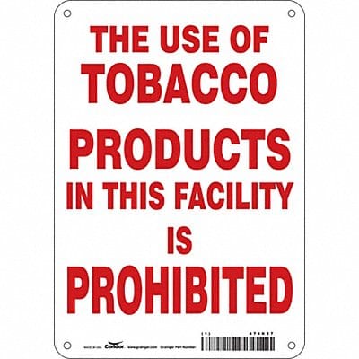 Safety Sign 10 in x 7 in Aluminum