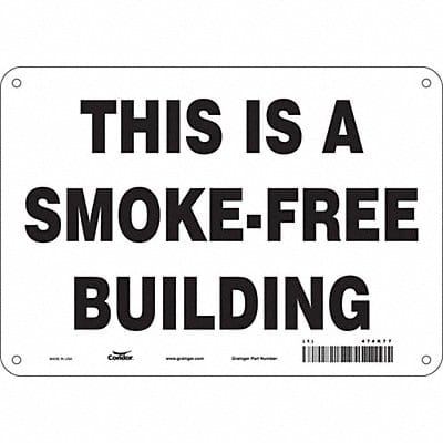 Safety Sign 7 in x 10 in Polyethylene