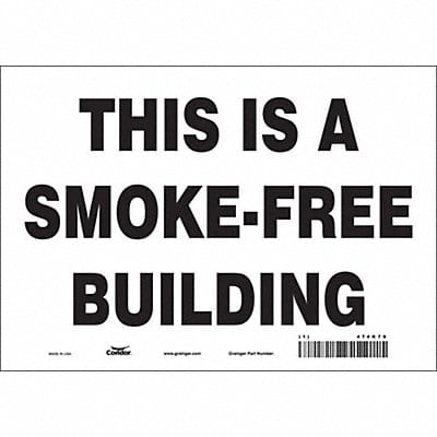 Safety Sign 7 in x 10 in Vinyl