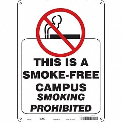 Safety Sign 14 inx10 in Aluminum