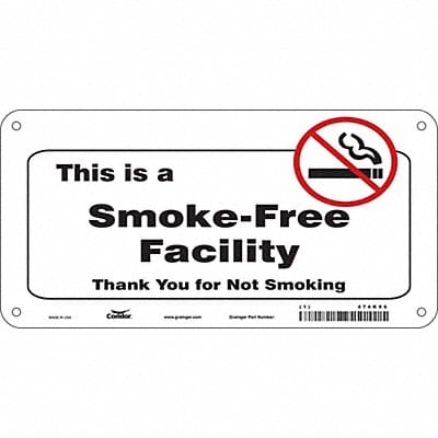 Safety Sign 5 in x 10 in Polyethylene