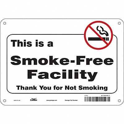 Safety Sign 7 inx10 in Polyethylene