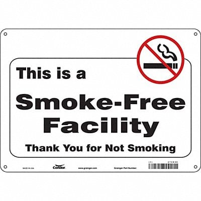 Safety Sign 10 in x 14 in Polyethylene