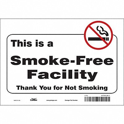 Safety Sign 7 inx10 in Vinyl