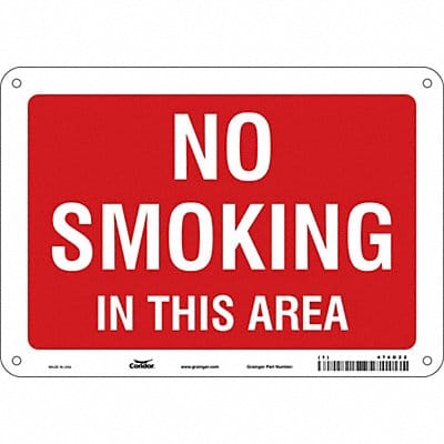 Safety Sign 7 in x 10 in Aluminum