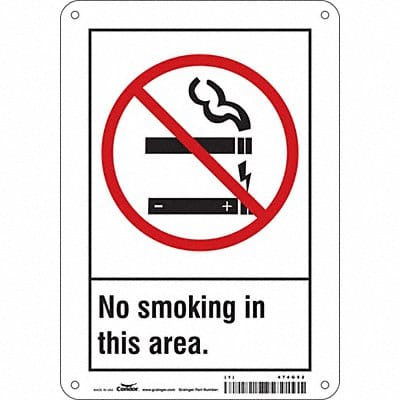 Safety Sign 10 inx7 in Polyethylene