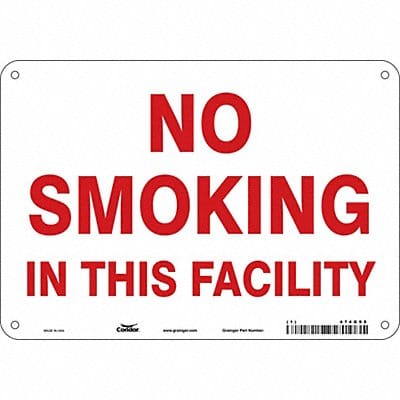 Safety Sign 7 in x 10 in Polyethylene