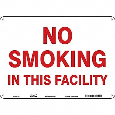 Safety Sign 10 in x 14 in Polyethylene