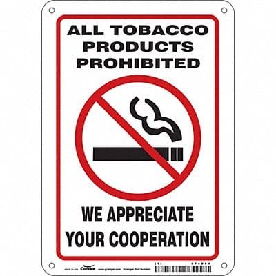 Safety Sign 10 inx7 in Aluminum