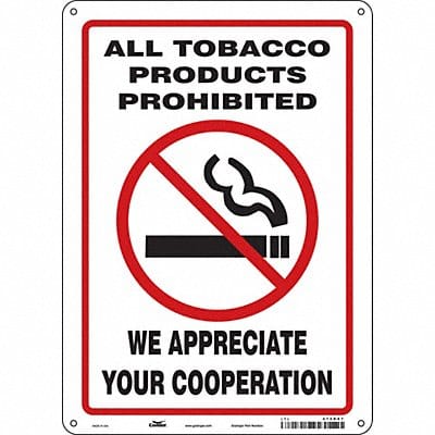 Safety Sign 14 inx10 in Polyethylene