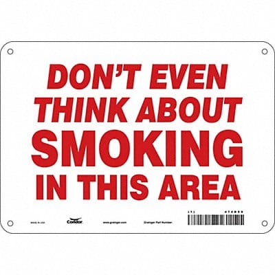 Safety Sign 7 in x 10 in Aluminum