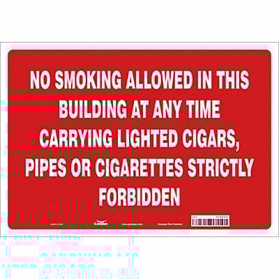 Safety Sign 14 in x 20 in Vinyl