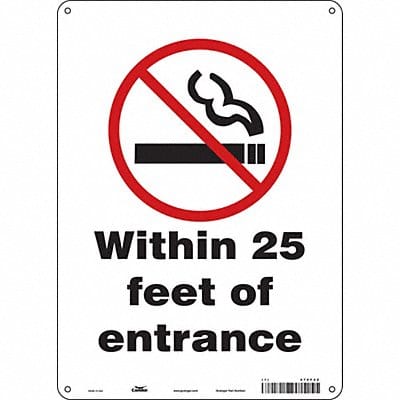 Safety Sign 14 inx10 in Polyethylene