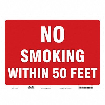 Safety Sign 10 in x 14 in Vinyl
