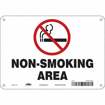 Safety Sign 7 in x 10 in Aluminum