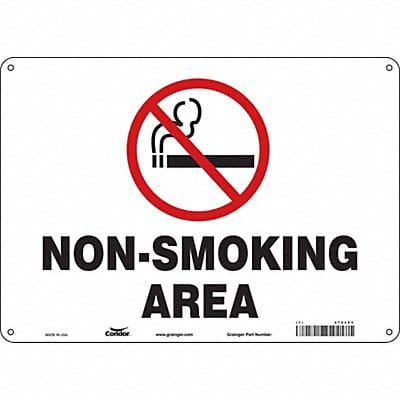Safety Sign 10 inx14 in Polyethylene