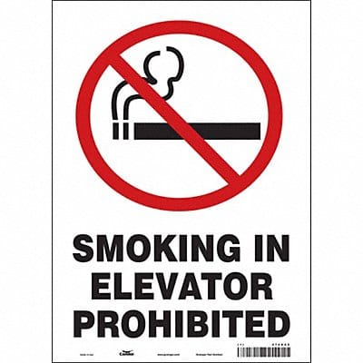 Safety Sign 14 in x 10 in Vinyl