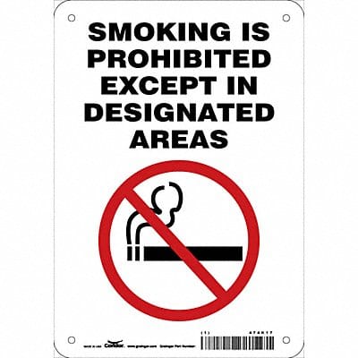 Safety Sign 10 inx7 in Polyethylene