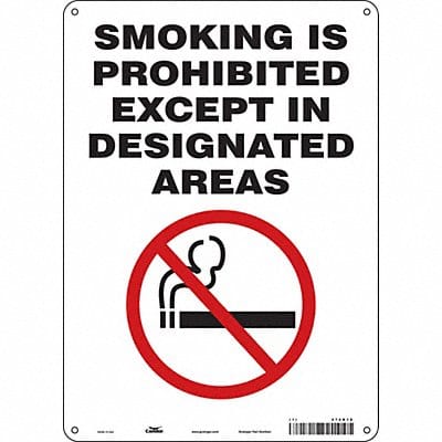 Safety Sign 14 inx10 in Polyethylene