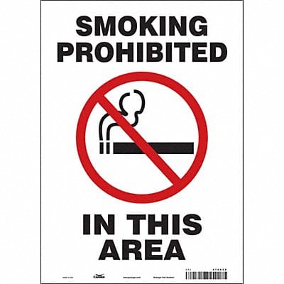 Safety Sign 14 in x 10 in Vinyl