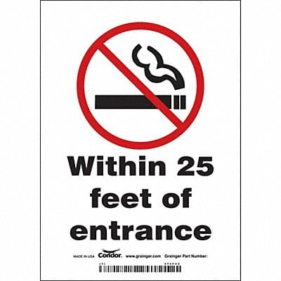 Safety Sign 7 inx5 in Vinyl