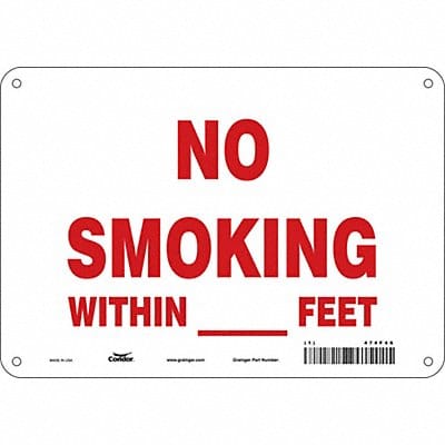 J7017 Safety Sign 7 in x 10 in Aluminum