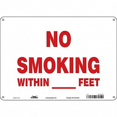 J7017 Safety Sign 10 inx14 in Polyethylene