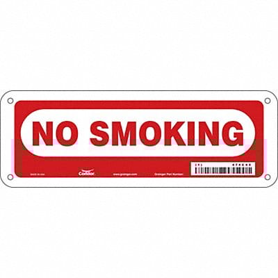 Safety Sign 3.5in x 10in Polyethylene