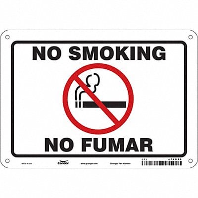 Safety Sign 7 in x 10 in Aluminum