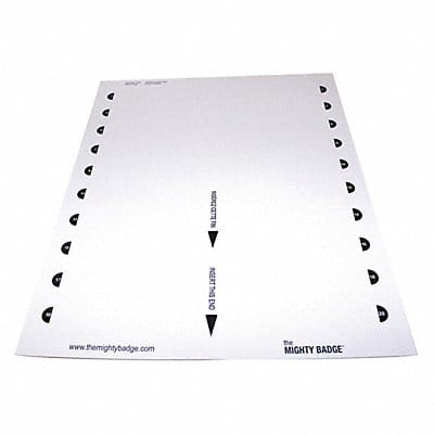 Insert 1 x 3 Inserts Blank Legend PK5