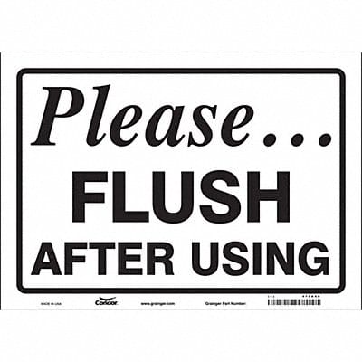 Safety Sign 10 in x 14 in Vinyl