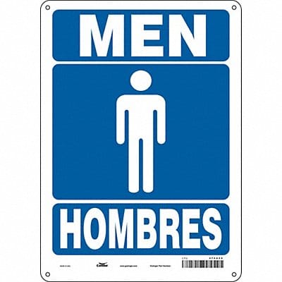 Safety Sign 14 in x 10 in Polyethylene