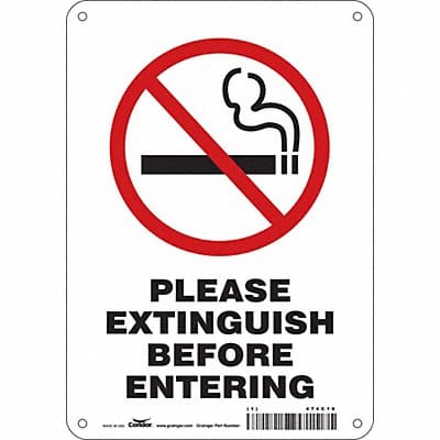 K1147 Safety Sign 10 in x 7 in Aluminum
