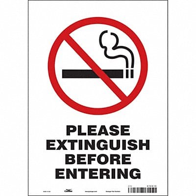 K1147 Safety Sign 14 in x 10 in Vinyl